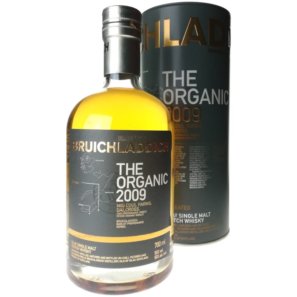 Bruichladdich Organic 2009, Islay Single Malt 2 Bruichladdich Organic 2009 Islay Single Malt